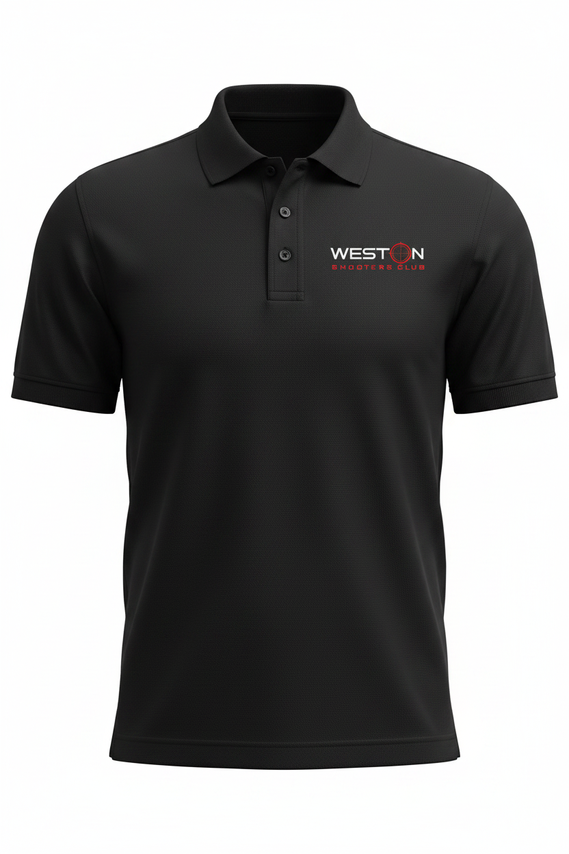 Weston Shooters Club Black Polo