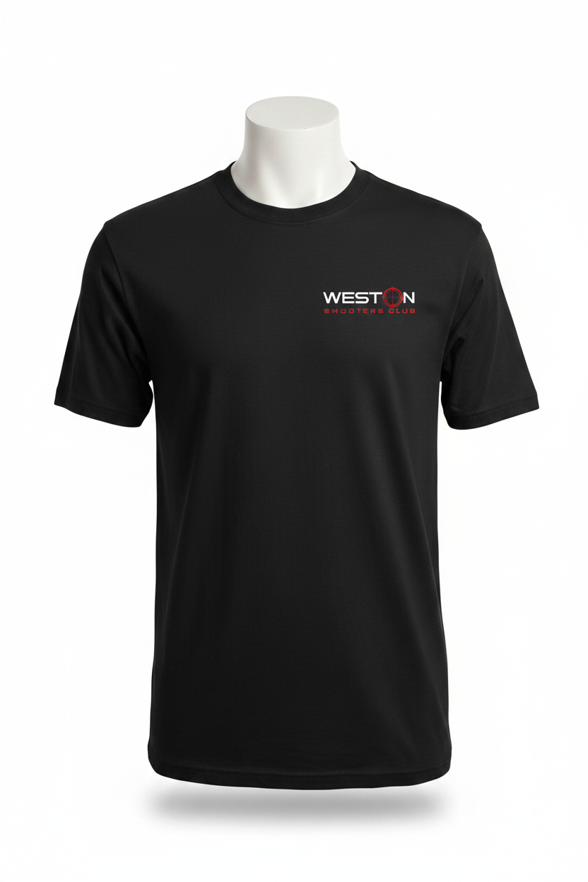 Weston Shooters Club Black Shirt Left Chest
