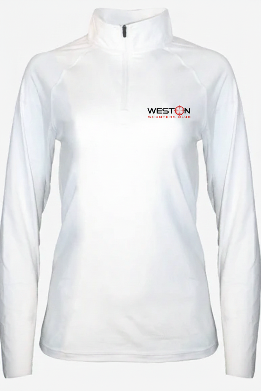 Weston Shooters Club White 1/4 Zip