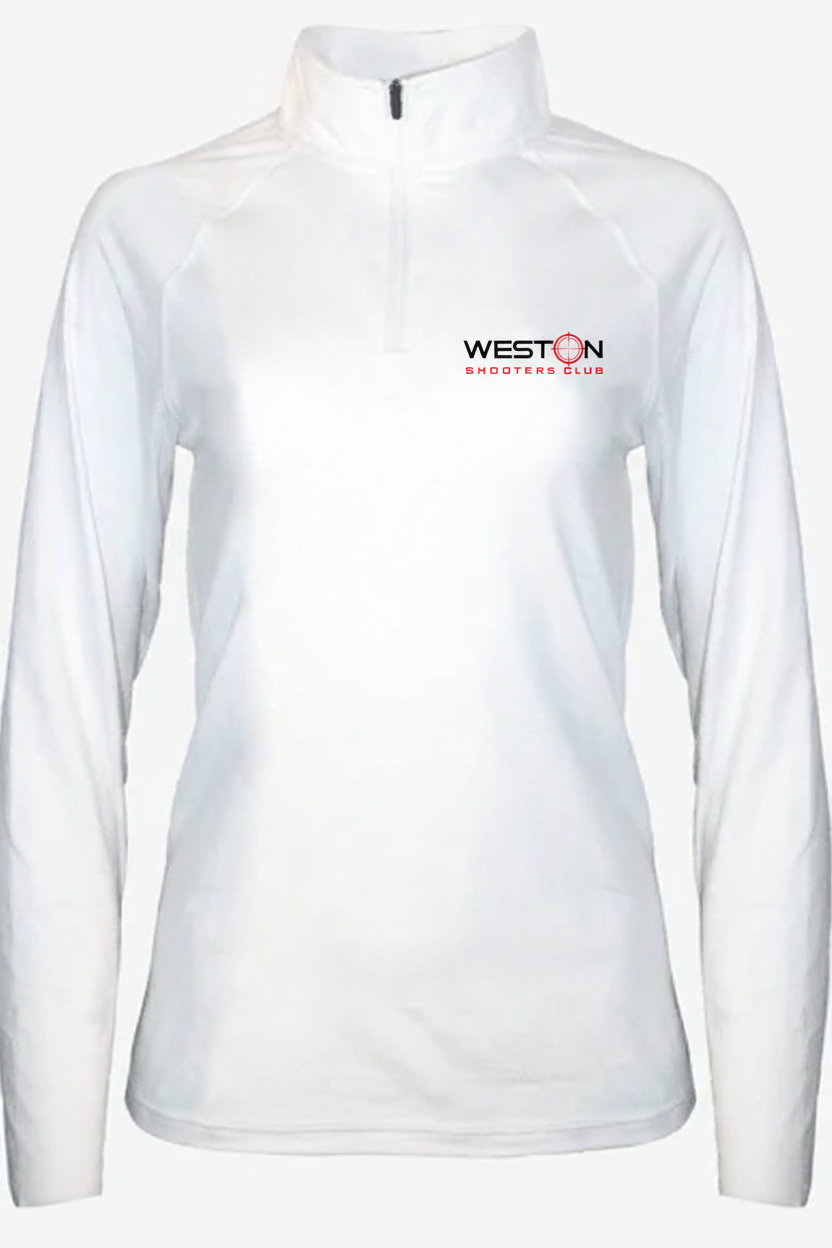 Weston Shooters Club White 1/4 Zip