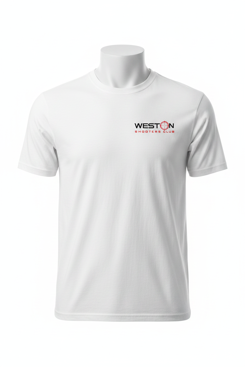 Weston Shooters Club White Shirt Left Chest